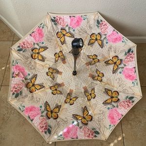umbrella butterfly with Light Handle vintage look